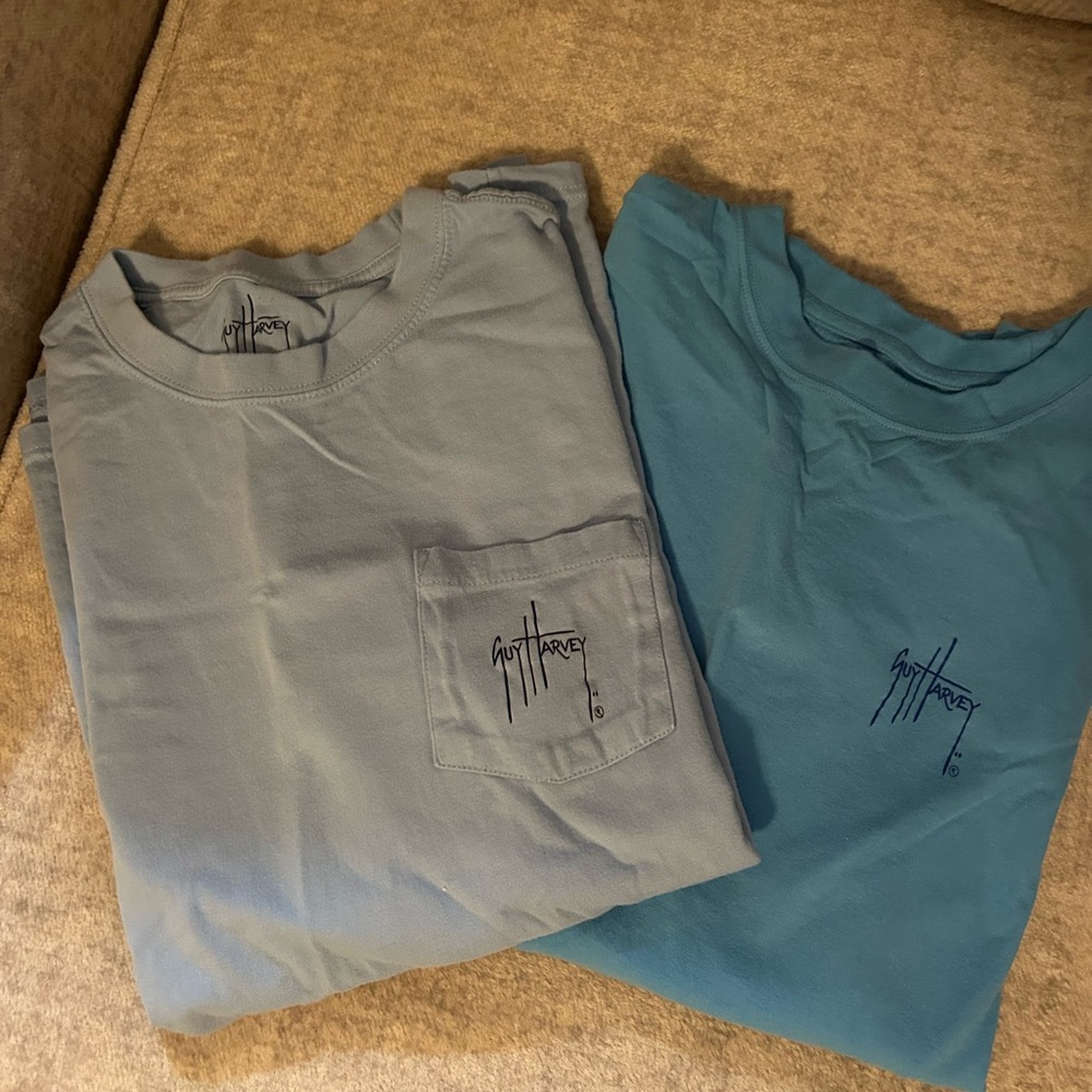 Guy Harvey Blue Men's Shirts